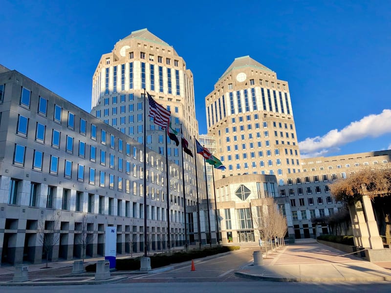 Procter & Gamble world headquarters building in downtown Cincinnati, Ohio