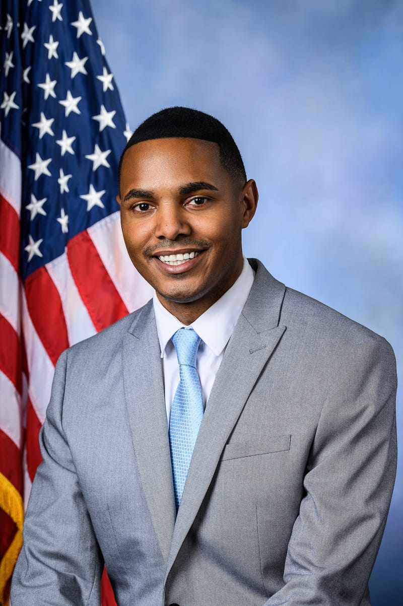 Official House portrait of US Rep. Ritchie Torres, who announced the Power to the Players Act