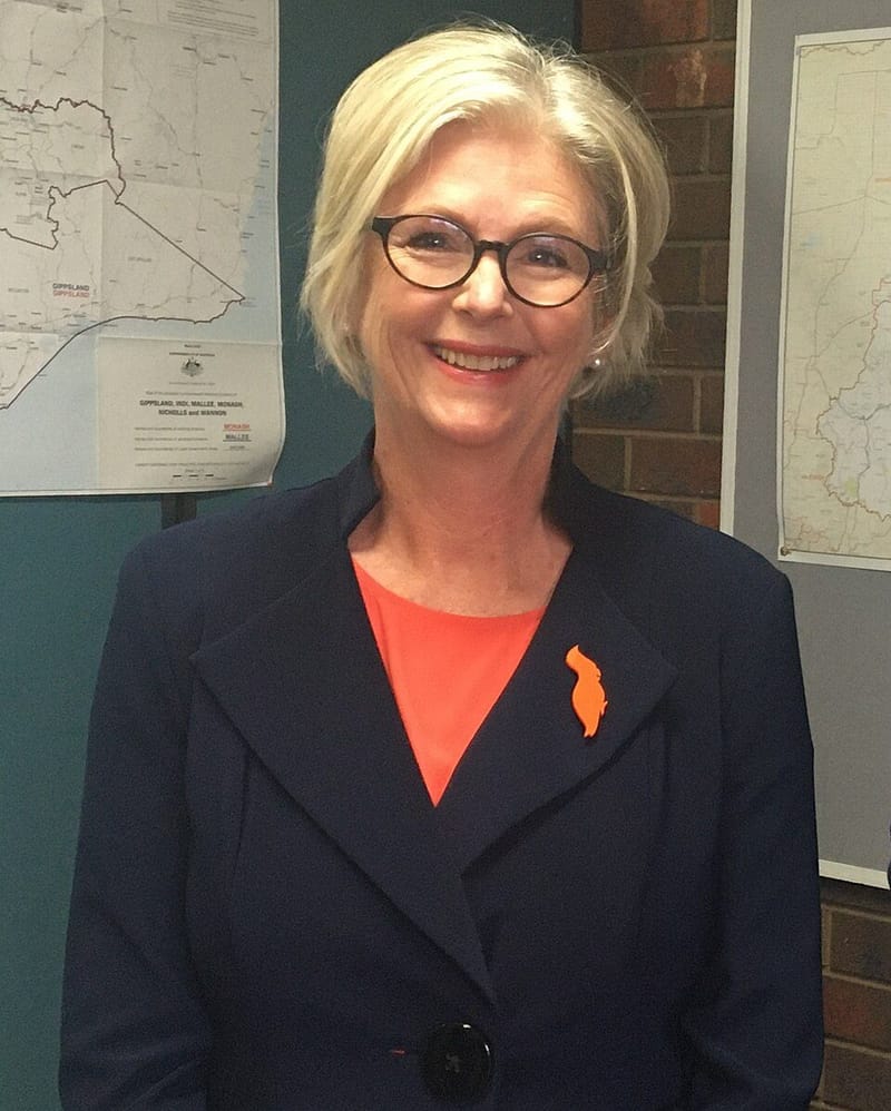 Portrait of independent federal MP for Indi Helen Haines in June 2022