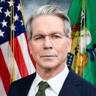 Official 2025 portrait of US Treasury Secretary Scott Bessent