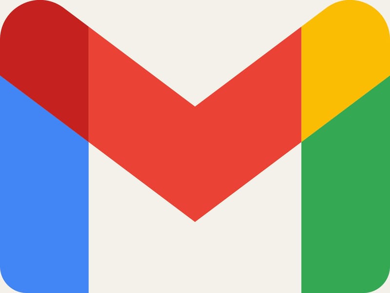 Gmail logo, the red and multicolored M envelope icon used by Google's email service
