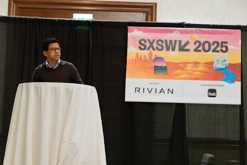 UK AI minister Kanishka Narayan pictured at the 2025 South by Southwest festival