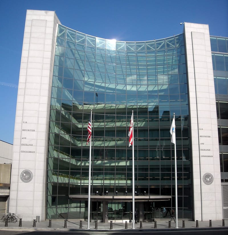 Headquarters of the U.S. Securities and Exchange Commission in Washington, D.C., the agency whose EDGAR system hosts company earnings filings
