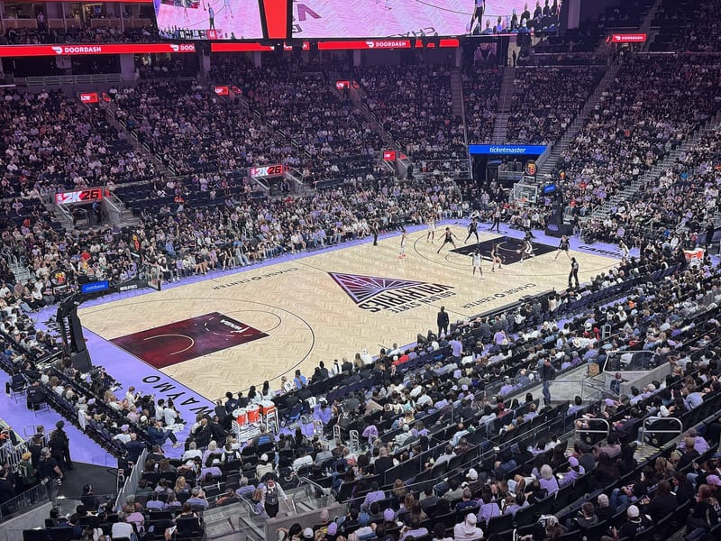 Golden State Valkyries home game at Chase Center in San Francisco, August 2025