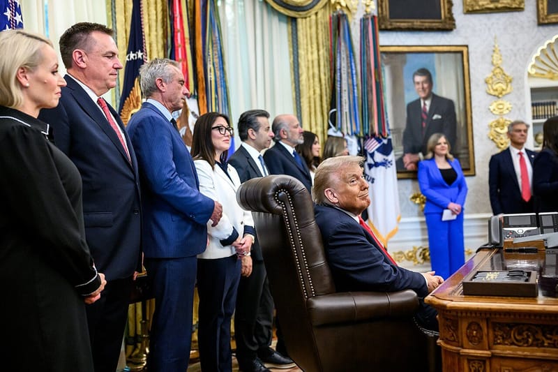 File photo of US President Donald Trump delivering remarks in the Oval Office in October 2025