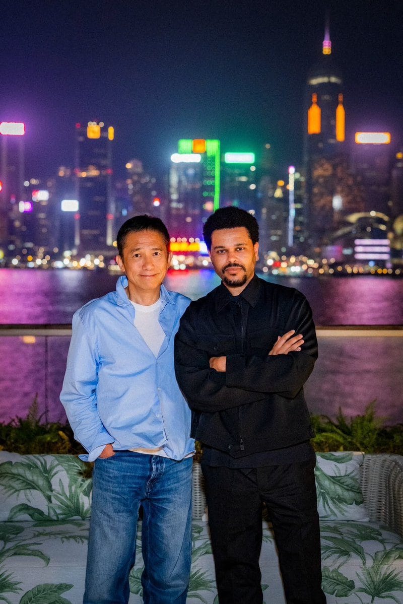 The Weeknd in Hong Kong, from the singer's 'HONG KONG' photo post on X on 17 October 2026