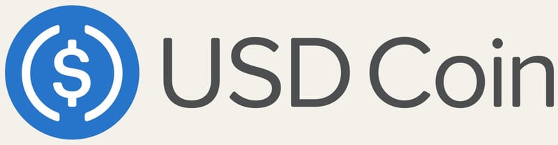 USD Coin (USDC) stablecoin logo issued by Circle