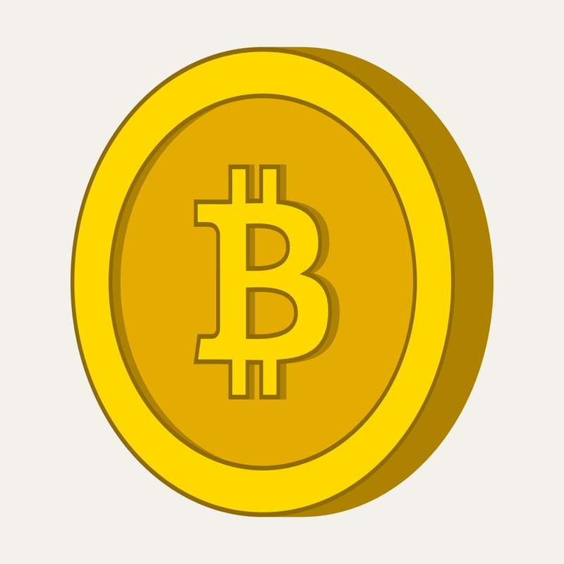 Gold bitcoin coin symbol illustrating the bitcoin halving schedule