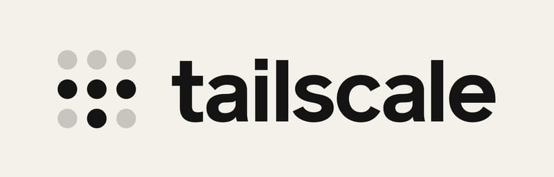 Tailscale logo, the mesh VPN company whose SSH feature is named in the Tailworm vulnerability report