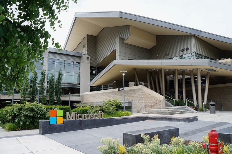 Building 92 on Microsoft's Redmond campus in Washington, where the company is headquartered
